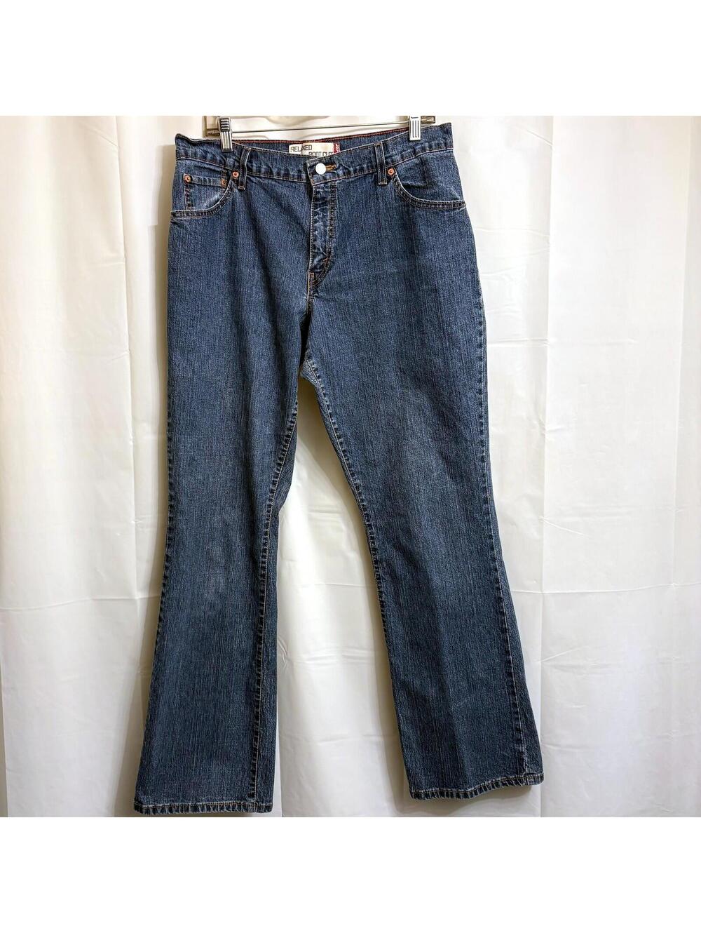 Levi's Women's 14L Relaxed Boot Cut Jeans Blue Denim Mid Rise Stretch